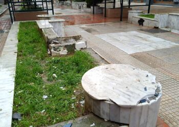 Βανδαλισμοί στον πεζόδρομο του Ελευθερίου – Κορδελιού