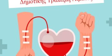 Δήμος Κορδελιού Ευόσμου: Αιμοδοσία στο Δημοτικό Γυμναστήριο Κολοκοτρώνη και Τσαλή