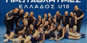 Βόλεϊ: Πρωταθλήτριες Ελλάδας οι Κορασίδες Κ18 της Ακαδημίας ΔΕΚΑ Ευόσμου