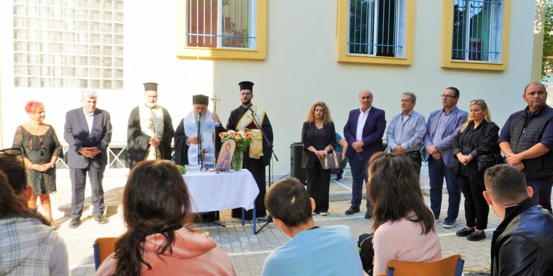 Δήμος Κορδελιού – Ευόσμου: Τελέστηκε ο αγιασμός στο Ειδικό σχολείο Κορδελιού