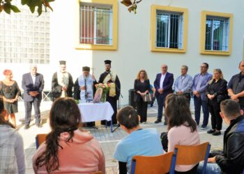 Δήμος Κορδελιού – Ευόσμου: Τελέστηκε ο αγιασμός στο Ειδικό σχολείο Κορδελιού