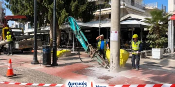 Πλατεία Ευόσμου: Τέλος εποχής για τις τσιμεντένιες κολώνες – Νέα εικόνα στην καρδιά της πόλης